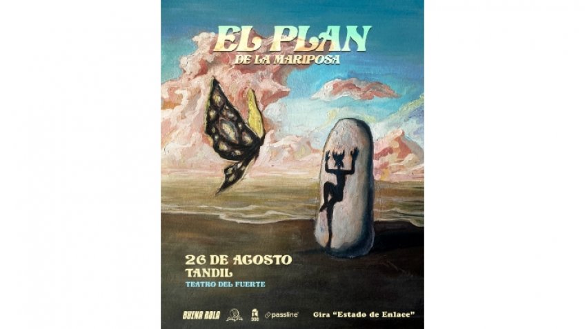 El Plan de la Mariposa vuelve a Tandil presentando su nuevo disco
